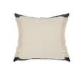thumbnail image 1 of Ox Bay 20" x 20" Green / White Stripe Organic Cotton Contemporary Pillow Cover, 1 of 8