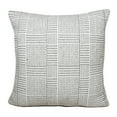 thumbnail image 1 of Ox Bay 20" x 20" Modern, Industrial, Farmhouse Gray, White, Multi-color Geometric Cotton, Polyester Throw Pillow, 1 of 7