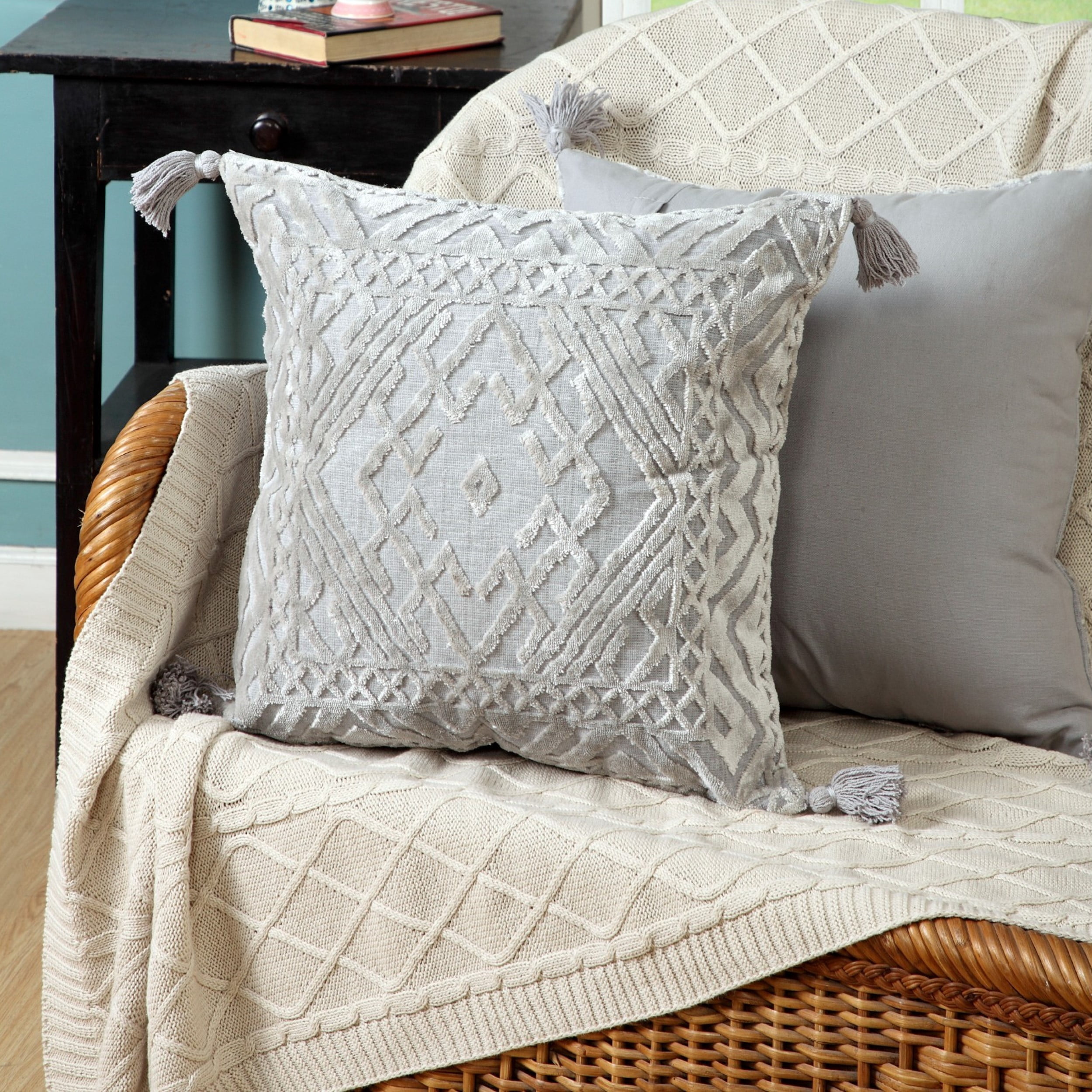 Ox Bay Archer Geometric Cotton Blend Pillow Cover, 20" X 20"