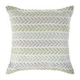 thumbnail image 1 of Ox Bay Ariya Green/Purple Chevron Cotton Adult Decorative Throw Pillow, 1 of 7