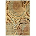 thumbnail image 1 of Ox Bay Aura 7'9" x 9'5" Beige/Multi Geometric Performance Adult Indoor Area Rug, 1 of 7