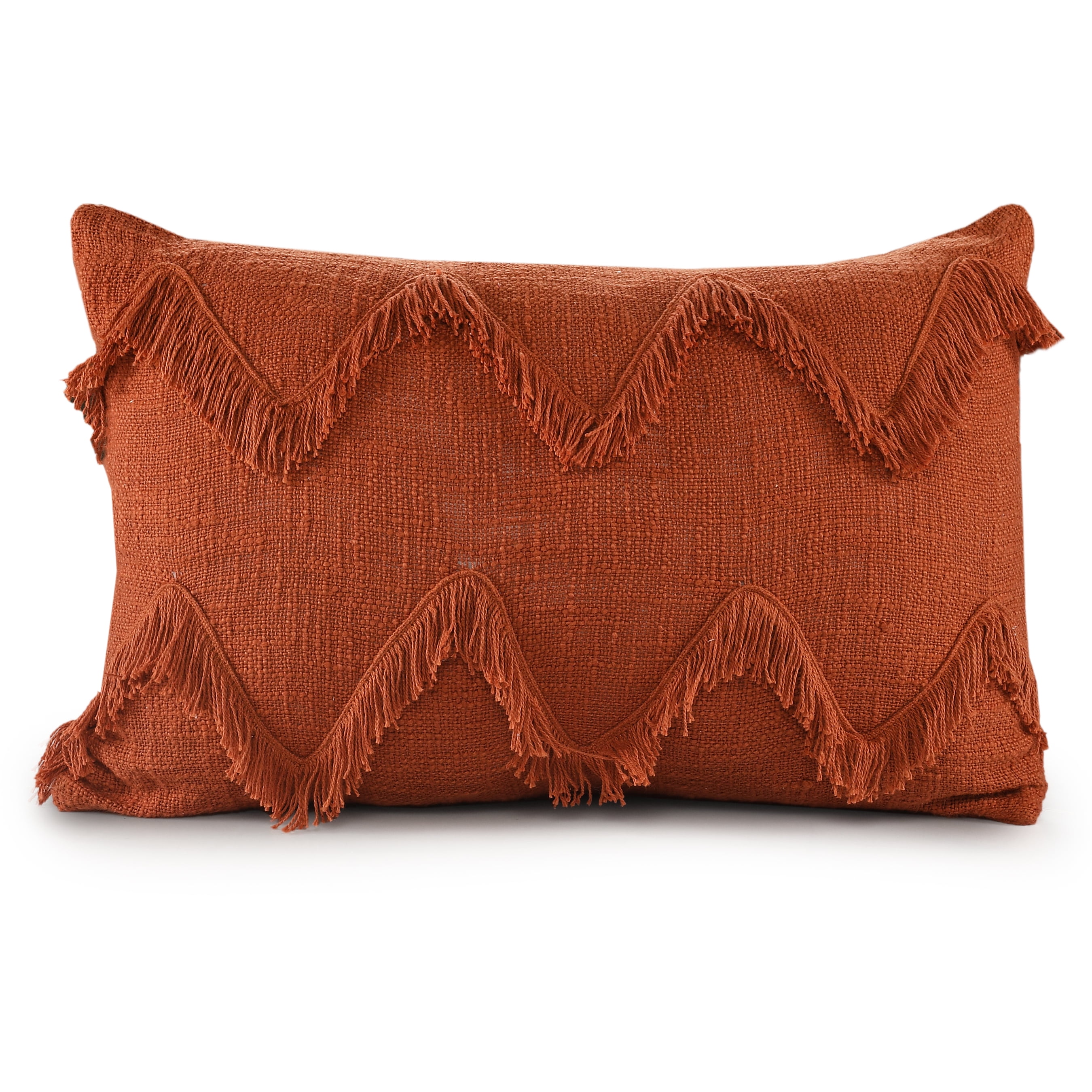 Burnt Orange Lumbar Pillow