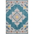 thumbnail image 1 of Ox Bay Blake 5'3" x 7'10" Blue/Gray Mandala Durable Performance Indoor/Outdoor Area Rug, 1 of 5