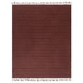thumbnail image 1 of Ox Bay Sarra Burgundy Striped Fringed Ultra-Soft Turkish Cotton Reversible Throw Blanket, 50" x 60", 1 of 8