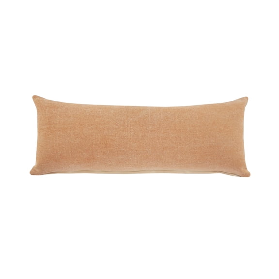 Ox Bay Tatum 14" x 36" Light Brown Solid Cotton Adult Decorative Throw Pillow