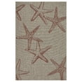 thumbnail image 1 of Ox Bay Carmindy 7'9" x 9'5" Red Starfish Indoor/Outdoor Area Rug, 1 of 9
