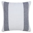 thumbnail image 1 of Ox Bay Cassidy Deep Blue/White Striped Cotton Adult Decorative Throw Pillow Cover, 1 of 11