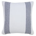 thumbnail image 1 of Ox Bay Cassidy Pale Blue/White Striped Cotton Adult Decorative Throw Pillow Cover, 1 of 11