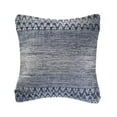thumbnail image 1 of Ox Bay Naomi 20" x 20" Blue/Ivory Distressed Cotton Blend Adult Decorative Throw Pillow, 1 of 8