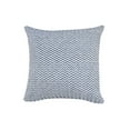 thumbnail image 1 of LR Home Blue and White Chevron Throw Pillow, 1 of 8