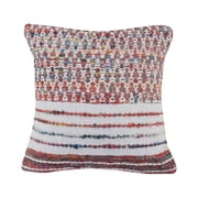 Ox Bay Colorful Geometric Square Throw Pillow, 20", Multi / White, Count per Pack 1