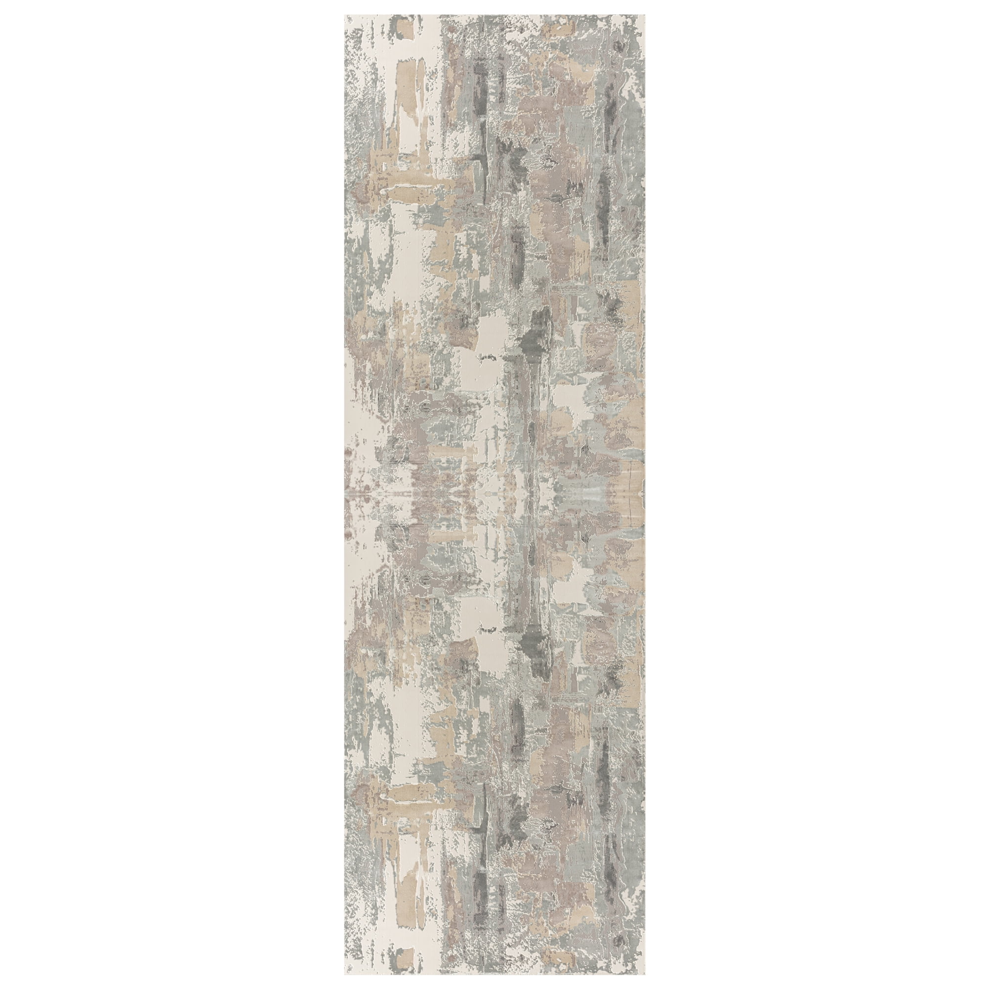 Ox Bay Dallas 4' x 6' Beige Abstract Premium Ultra-Soft Indoor Area Rug