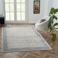 Ox Bay Dallas Bordered Classic Viscose Performance Indoor Area Rug