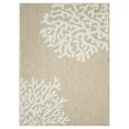 thumbnail image 1 of Ox Bay Dom Floral Nautical Performance Polypropylene Indoor Outdoor Area Rug, Beige, 5' x 7', 1 of 9