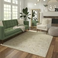 thumbnail image 1 of Ox Bay Elaine Floral Classic Hand-Tufted Wool Indoor Area Rug, Tea Green/Beige, 2' x 3', 1 of 1