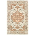 thumbnail image 1 of Ox Bay Epoch 7'9" x 9'9" Orange/Ivory Medallion Hand-Tufted Wool Blend Indoor Area Rug, 1 of 9