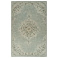 thumbnail image 1 of Ox Bay Epoch 9' x 12' Blue/Beige Medallion Hand-Tufted Wool Blend Indoor Area Rug, 1 of 7