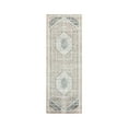 thumbnail image 1 of Ox Bay Diana 2'6" x 8' Pink/Ivory Medallion Stain and Fade Stain Resistant Indoor Runner Rug, 1 of 7