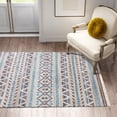 thumbnail image 1 of Laddha Home Designs 7.75' x 9.75' Hand Woven Geometric Striped Area Throw Rug - Multicolor, 1 of 7