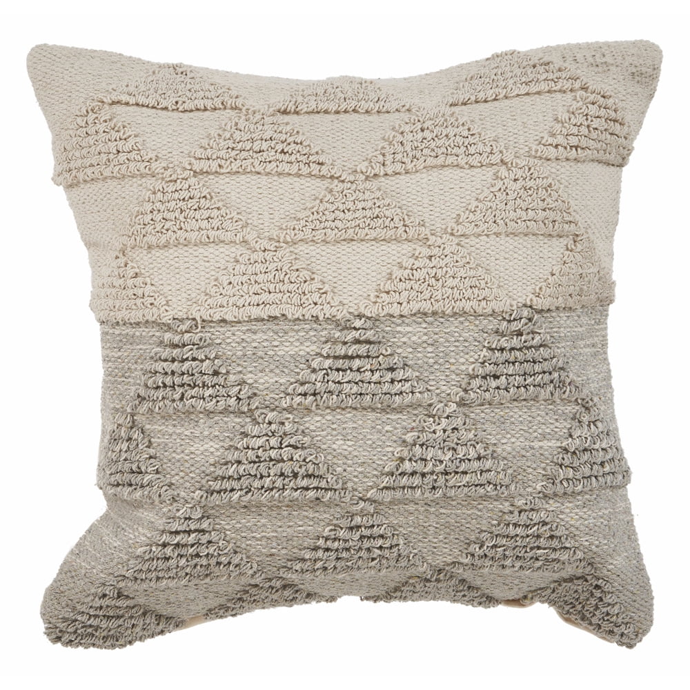 Cream textured pillows hotsell