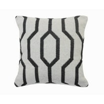 Ox Bay Geometric Throw Pillow, Black, 20 in., Counter per Pack 1