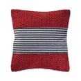 thumbnail image 1 of LR Home Red Nautical Striped Throw Pillow, 1 of 8