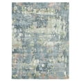 thumbnail image 1 of Ox Bay Hand Loomed Abstract Ethereal Garden Area Rug, Blue / Green, 2' x 3', 1 of 8