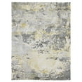 thumbnail image 1 of Ox Bay Hand Loomed Modern Abstract Light Area Rug, Gray / Yellow, 7'9" x 9'9", 1 of 6