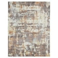 thumbnail image 1 of Ox Bay Hand Loomed Rustic Abstract Area Rug , Brown / Orange / Yellow, 2' x 3', 1 of 8