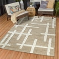 thumbnail image 1 of Ox Bay Hayden Abstract Modern Wool Hand-Woven Indoor Area Rug, Natural/Ivory, 2' x 3', 1 of 1