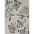thumbnail image 1 of Ox Bay Ivory, Gray 8 x 10 Rose Garden Floral Area Rug, 1 of 8