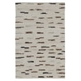 thumbnail image 1 of Ox Bay Kenzington Black Abstract Hand-Woven Wool Blend Area Rug, 7'9" x 9'9", 1 of 7