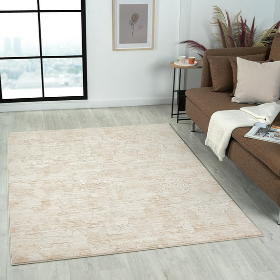 Ox Bay Lucas Abstract Modern/Contemporary Polyester Blend Area Rug, 9' x 11'10"