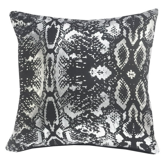 LR Home Metallic Snakeskin Throw Pillow