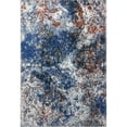 thumbnail image 1 of Ox Bay Nayeli 5' x 7'6" Dark Blue/White Abstract Durable Performance Indoor Area Rug, 1 of 10