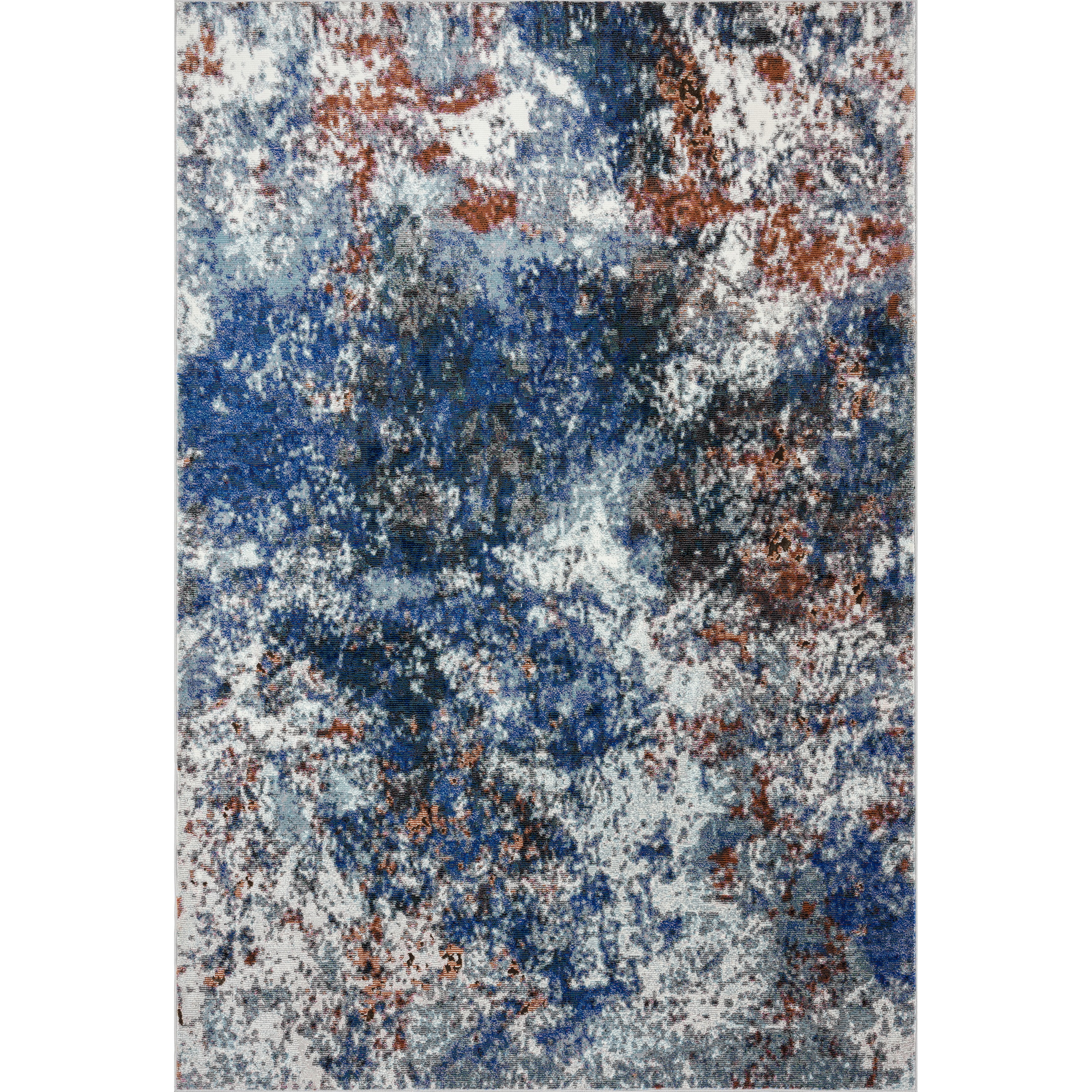 Nimbus Intergalactic Ocean Abstract 7'6" x 9'6" Area Rug