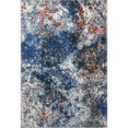 thumbnail image 1 of Ox Bay Nayeli 7'6" x 9'6" Dark Blue/White Abstract Durable Performance Indoor Area Rug, 1 of 9