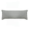 thumbnail image 1 of Ox Bay Nellie 14" x 36" Gray Soild Cotton Adult Decorative Lumbar Throw Pillow, 1 of 10