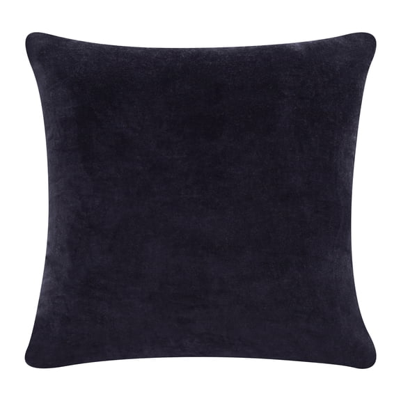 Ox Bay and Stacy Garcia 20" x 20" Onyx Velvet Reversible Cotton Adult Decorative Throw Pillow