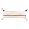 thumbnail image 1 of LR Home Garnet Quarry Striped Lumbar Throw Pillow, 1 of 9