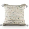 thumbnail image 1 of Ox Bay Luma 20" x 20" Gray/Multicolor Striped Cotton Adult Decorative Throw Pillow, 1 of 13