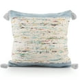 thumbnail image 1 of Ox Bay Luma 20" x 20" Blue/Multicolor Striped Cotton Adult Decorative Throw Pillow, 1 of 14