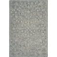 thumbnail image 1 of LR Home Sage 3' x 5' Gray/Ivory Floral Wool Indoor Area Rug, 1 of 2
