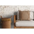 thumbnail image 1 of Laddha Home Designs Handwoven Diamond Tufted Textured Shag Throw Pillow - 18" - Brown - Set of 2, 1 of 11
