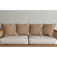 thumbnail image 1 of Laddha Home Designs Handwoven Diamond Tufted Textured Shag Throw Pillow - 18" - Brown - Set of 4, 1 of 11