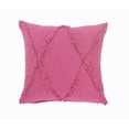 thumbnail image 1 of Ox Bay Solid Pink Diamond 18 in. Tufted Throw Pillow, 1 of 9