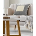 thumbnail image 1 of Laddha Home Designs Handwoven Geometric Flanged Throw Pillow Cover - 20" - Gray and Cream, 1 of 8