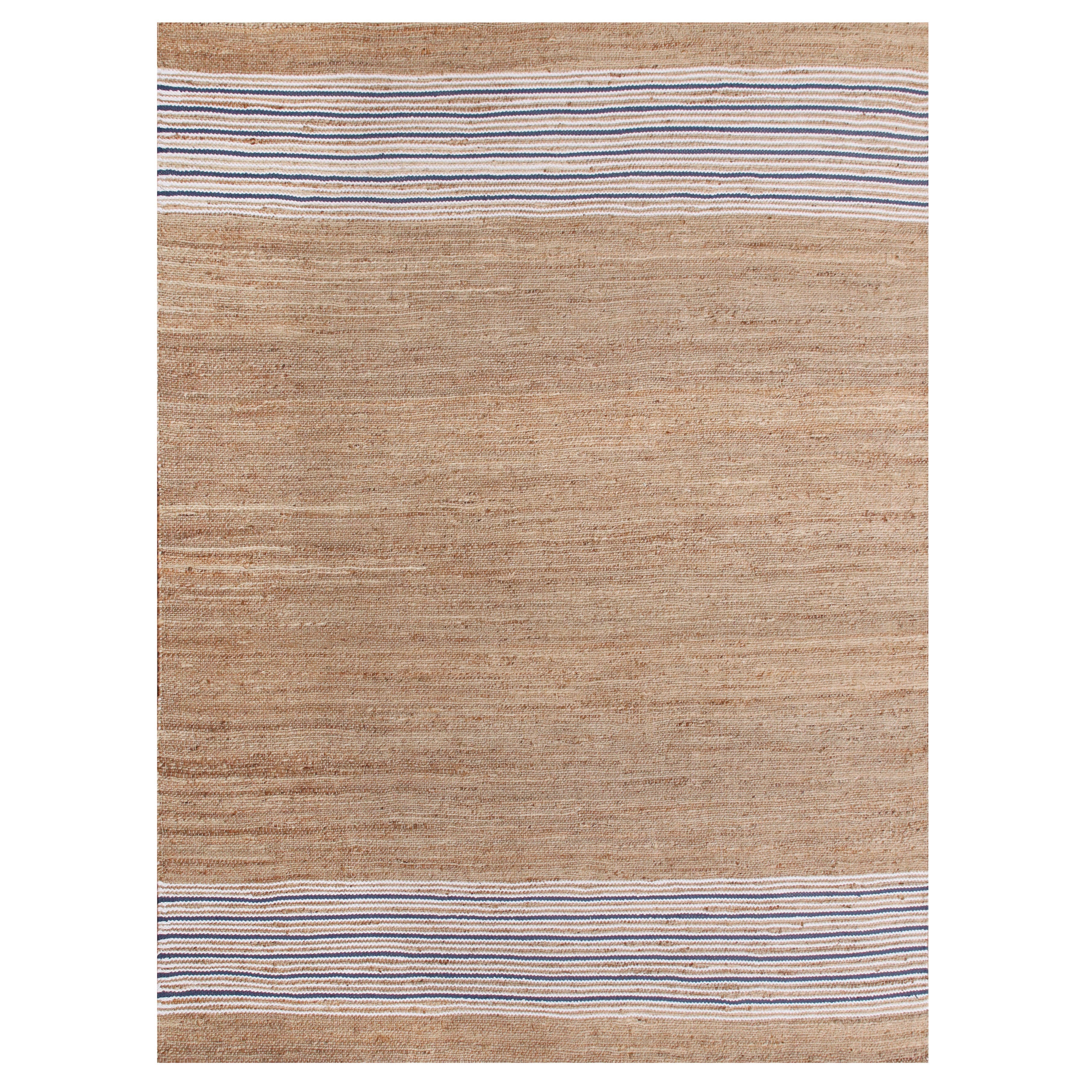 Ox Bay Striped Hand-Made Area Rug, 12' x 9'