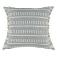 thumbnail image 1 of LR Home Striped Oversized Indoor Outdoor Throw Pillow, 24" Square, Blue / White, Count per Pack 1, 1 of 10