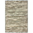 thumbnail image 1 of Ox Bay Topanga Gray 5 Feet x 7 Feet 9 Inches Striped Braided Rectangle Area Rug, 1 of 8